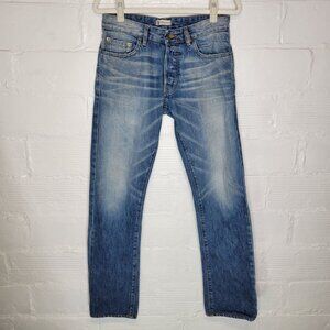 Norman Russell Men's Size 30 x 32 Selvedge Jeans The Hammer Straight Button Fly